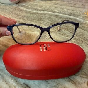 Women’s Carolina Herrera Blue Glasses With Blue Light Lenses